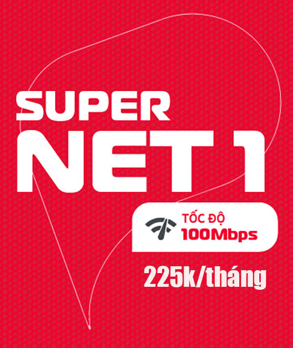 Gói SUPERNET1 Viettel - Home WiFi 100Mbps giá 225k/tháng