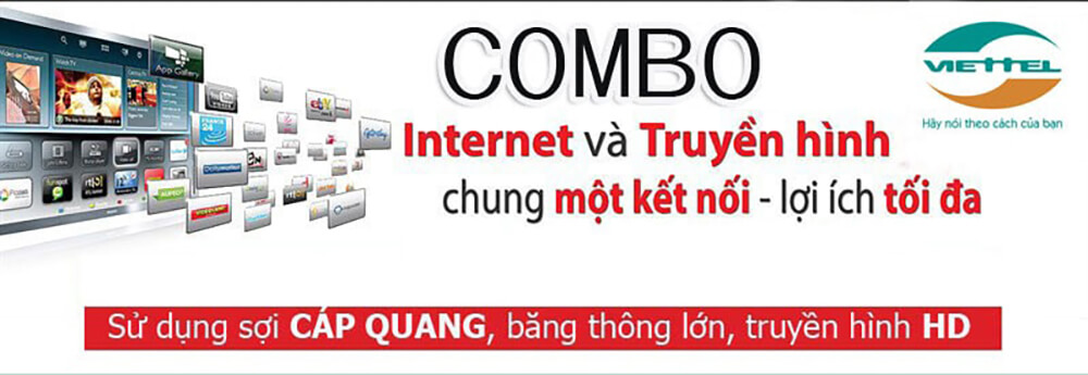Các gói Combo Internet - Truyền hình Viettel siêu tiết kiệm !