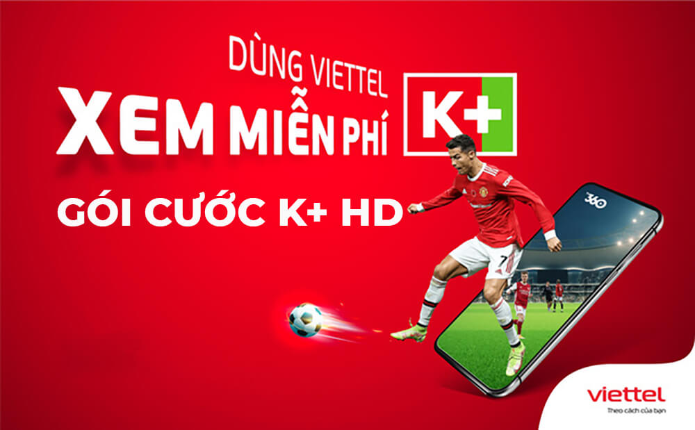 Gói K+ HD Viettel hỗ trợ xem truyền hình trên SmartTV