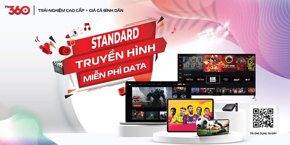 Gói cước TV360 Standard Viettel hỗ trợ xem truyền hình trên Smartphone