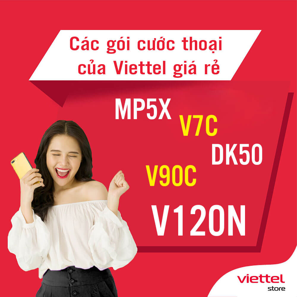 Các gói cước thoại Viettel vừa rẻ vừa có Data 4G sử dụng thả ga